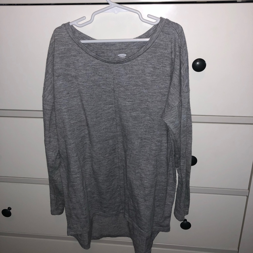 Old Navy Gray Long Sleeve